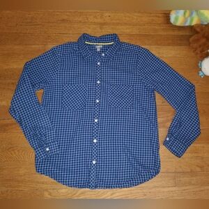 Aerie Blue Flannel Shirt
